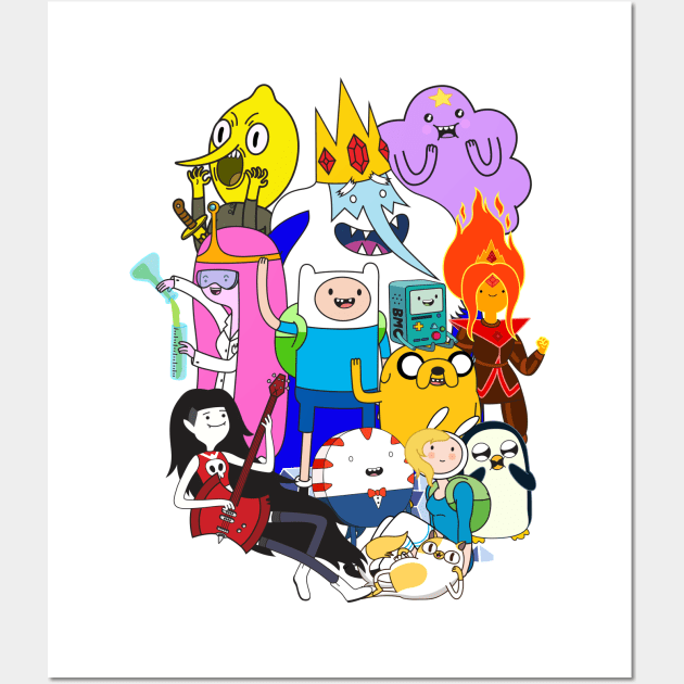 Adventure Time Wall Art by Plushism